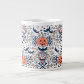 Mug à café Fantômes et citrouilles (Devant)