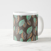 mug à café feuilles de forêt (Devant droit)
