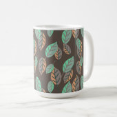 mug à café feuilles de forêt (Devant droit)