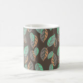 mug à café feuilles de forêt (Centre)