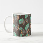 mug à café feuilles de forêt (Gauche)