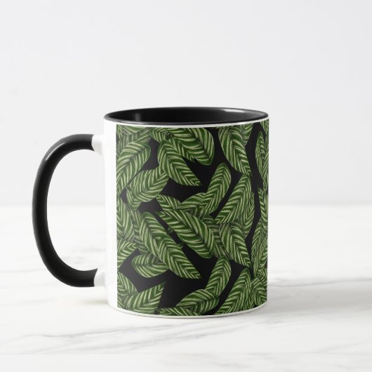 mug à café feuilles de jungle (Gauche)