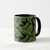 mug à café feuilles de jungle (Devant droit)