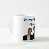 Mug à café Fichiers Trump/Epstein (Devant gauche)