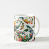 Mug à café fleuri botanique (Devant droit)