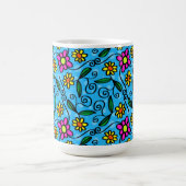 Mug à Café Fleurs Abstrait (Centre)