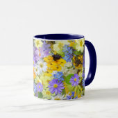 mug à café fleurs de printemps (Devant droit)