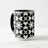 mug à café fleurs et étoiles (Devant gauche)