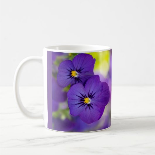Mug à café Fleurs Jolies (Gauche)