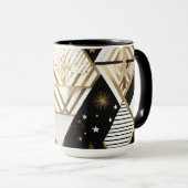 mug à café formes géométriques de noël (Devant droit)