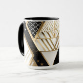 mug à café formes géométriques de noël (Devant gauche)