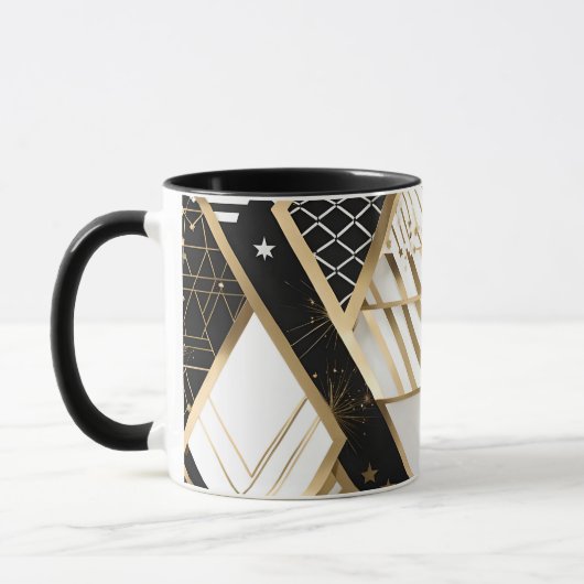 mug à café formes géométriques de noël (Gauche)