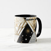 mug à café formes géométriques de noël (Devant droit)