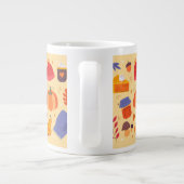 Mug à café géant automne fantaisiste et mignon (Dos)