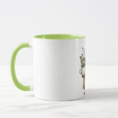 Mug à café Gnome Fleur (Gauche)