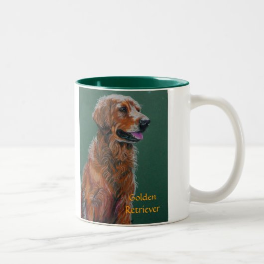 Mug à café "Golden Retriever" (Droit)