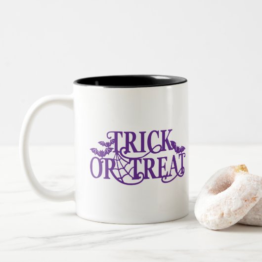 Mug à café Halloween (Avec donut)