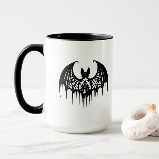 Mug à café Halloween (Avec donut)