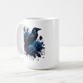 Mug à café Halloween Raven (Devant gauche)