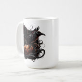 Mug à café Halloween Raven (Devant gauche)