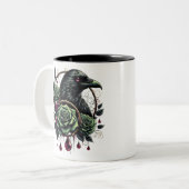 Mug à café Halloween Raven (Devant gauche)