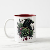 Mug à café Halloween Raven (Gauche)