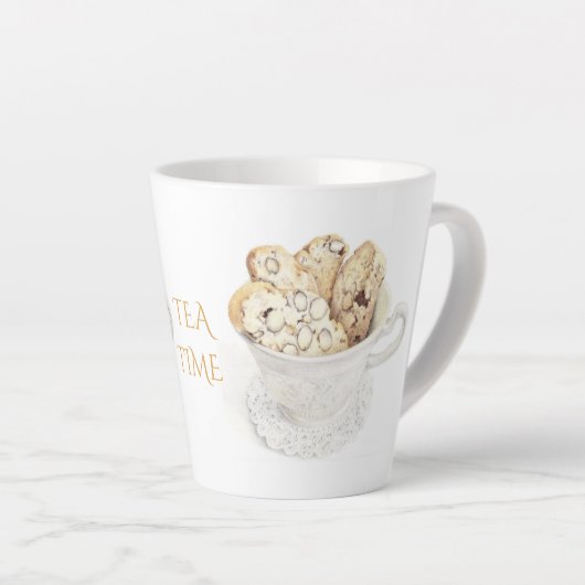 MUG À CAFE "HEURE DU THÉ" BISCOTTI (Angle droit)