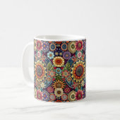 Mug à café Hippie Art (Devant gauche)