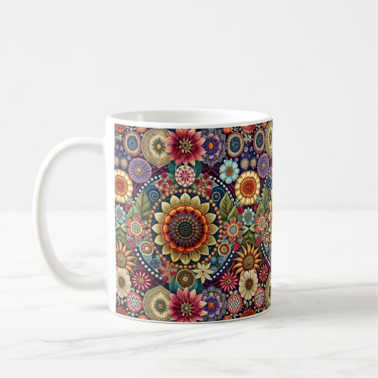 Mug à café Hippie Art (Gauche)