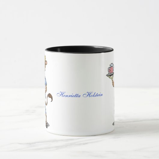 Mug à café Holstein Cow | Qwiznibet.com (Centre)