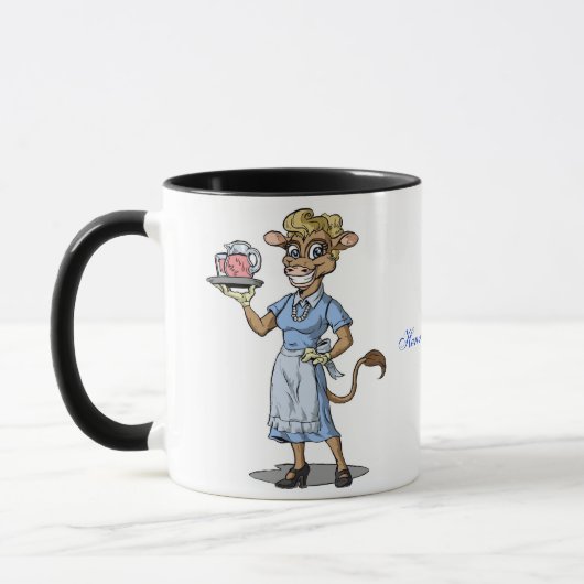 Mug à café Holstein Cow | Qwiznibet.com (Gauche)