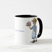 Mug à café Holstein Cow | Qwiznibet.com (Devant droit)