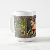 Mug à café inspirant avec des cactus à poires de p (Devant gauche)