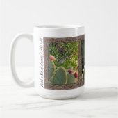 Mug à café inspirant avec des cactus à poires de p (Gauche)
