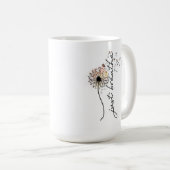 Mug à café inspirant - Juste respirer (Devant droit)