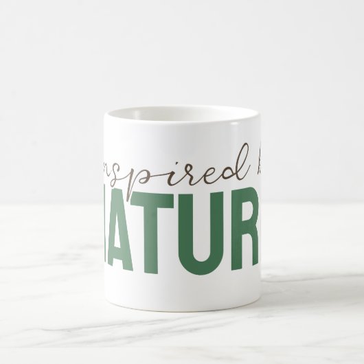 mug à café inspiré de la nature (Centre)
