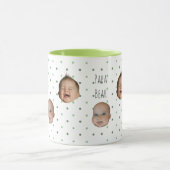 Mug à café joli à pois pour papa (Centre)
