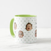 Mug à café joli à pois pour papa (Devant gauche)