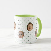 Mug à café joli à pois pour papa (Devant droit)