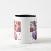 Mug à café joli chat au popcorn (Centre)