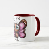 Mug à café joli papillon (Devant droit)