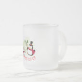 Mug à café Joyeux Noël Mignons Manchots (Devant droit)