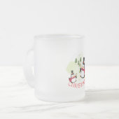 Mug à café Joyeux Noël Mignons Manchots (Devant gauche)