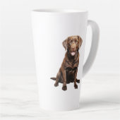 Mug à café Labrador Chocolat (Angle droit)
