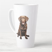 Mug à café Labrador Chocolat (Angle gauche)
