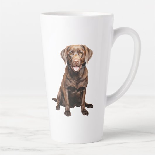Mug à café Labrador Chocolat (Droite)