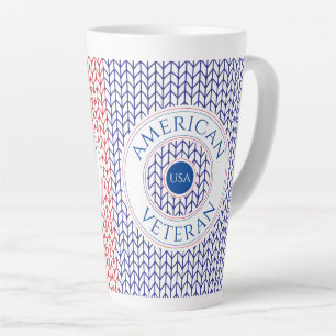 MUG À CAFE LATTE GRAND FORMAT POUR VÉTÉRAN AMÉRICA
