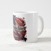 Mug à café "Liberté" patriotique (Devant droit)