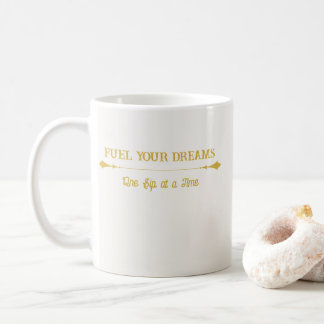 Mug à café Luxe Ivoire Or