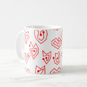 Mug à café Mazes de Valentine (Devant gauche)